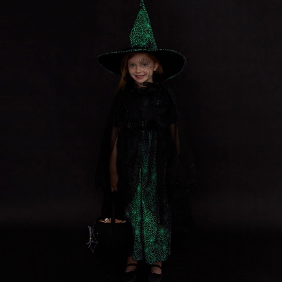 Glow-in-the-Dark Witch Halloween Costume - Picture 6 of 12